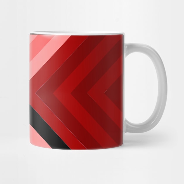 Black and Pink Red Triangular by XTUnknown